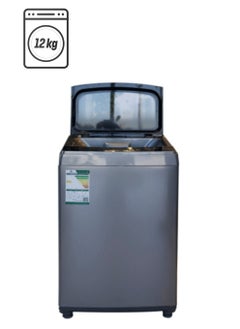 FISHER Fisher Top Load Washing Machine, 12 kg Capacity, Powerful 3-Way Water Flow, Stainless Steel Drum, Multi-Directional Water Rotation, Silver Control Lock – Model FAWMT-E12SBN  - Image 1