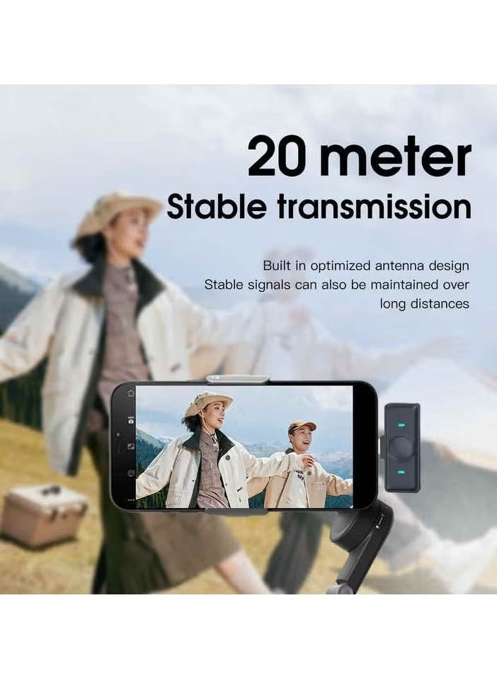 JAJEEK "SX21 Magnetic Lavalier Wireless Microphone – Dual Mic System, 2.4GHz Wireless, Rechargeable Battery, Smart Noise Reduction, Omni-Directional Pickup – Ideal for Video Recording, Live Streaming & Vlogging" - Image 4