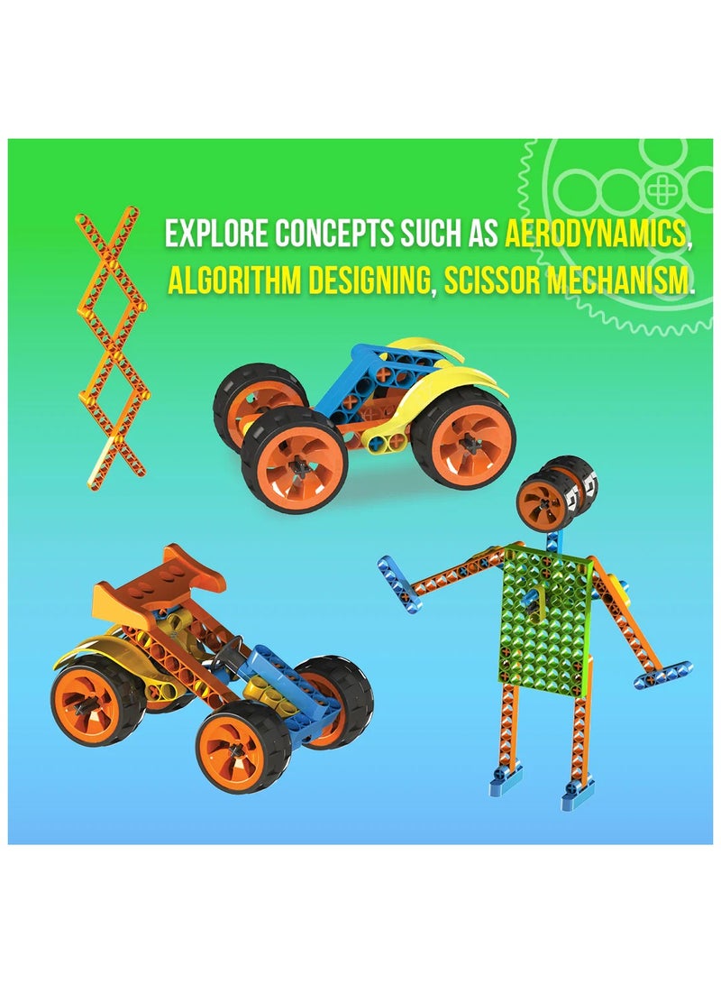 بليكس روبوتيكس - جونيورز، لعبة STEM، مجموعة بناء تعليمية، ألعاب بناء، ألغاز مبنية على قصص، للأولاد والبنات من سن 5 سنوات فما فوق - Image 2