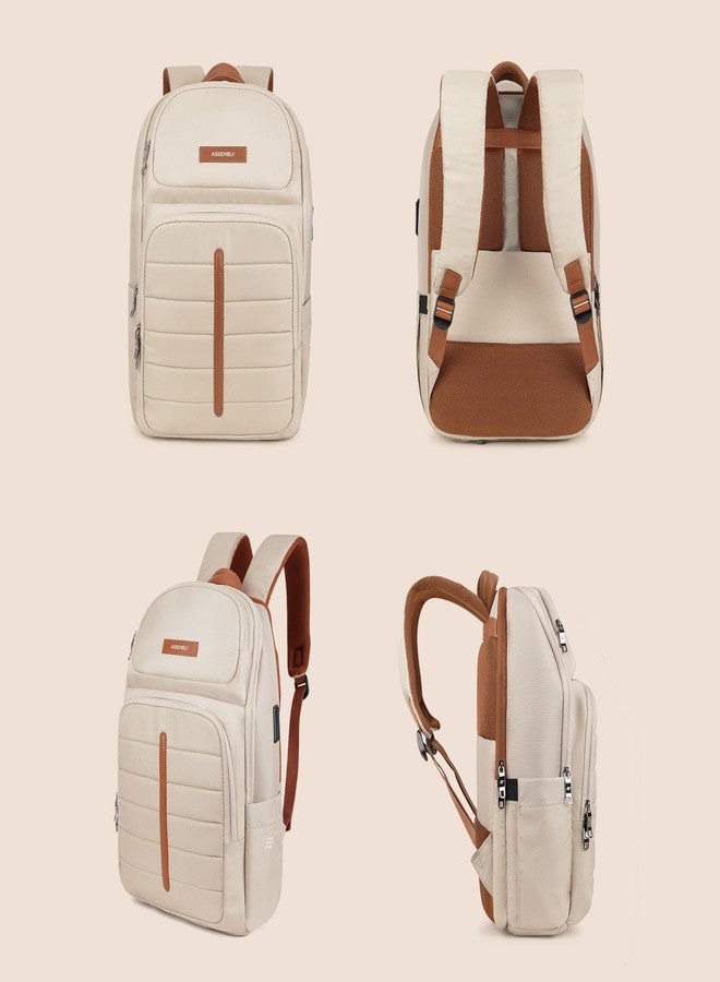 THE ASSEMBLY Odyssey Weekender Laptop Backpack, Premium Polyester with Felt-Lined 15.6" Compartment, Adjustable Straps, Water-Resistant Black & Odyssey Sling Bag - Image 3