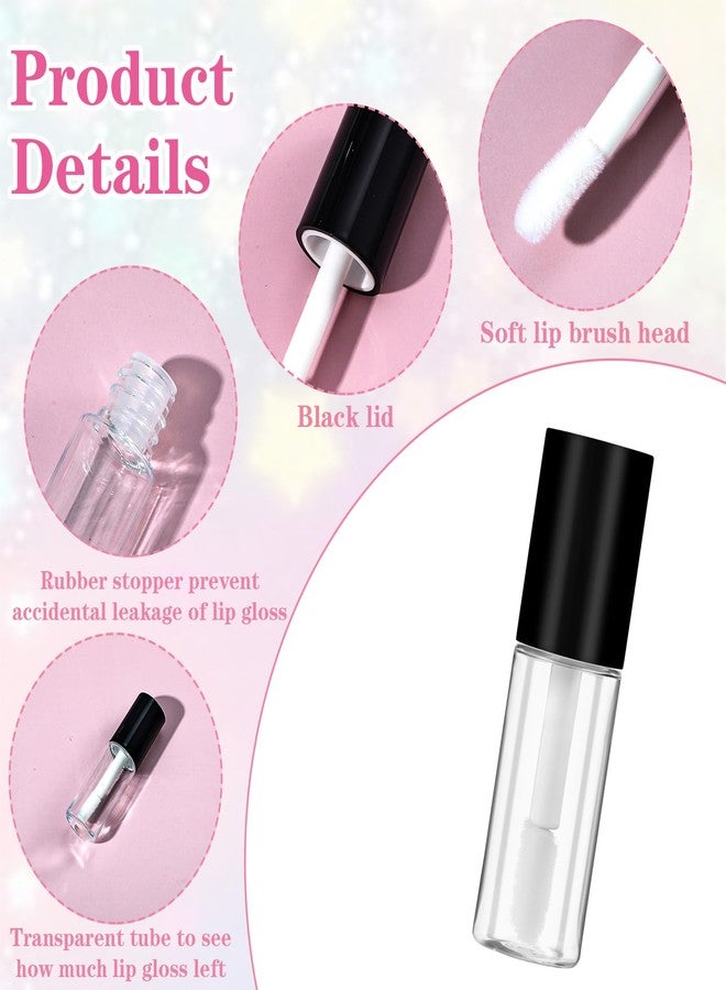 oruola 12pcs Lipgloss Containers Empty, 3ml Empty Lip Gloss Tubes with Wand, Mini Lip Gloss Tubes for Lipstick Samples Balms Lips Making, Lips Oil DIY - Image 4