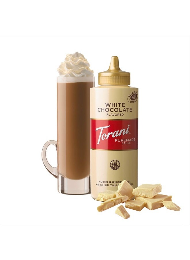 Torani Puremade Sauce, White Chocolate, 16.5 Ounces (Pack of 4) - Image 2