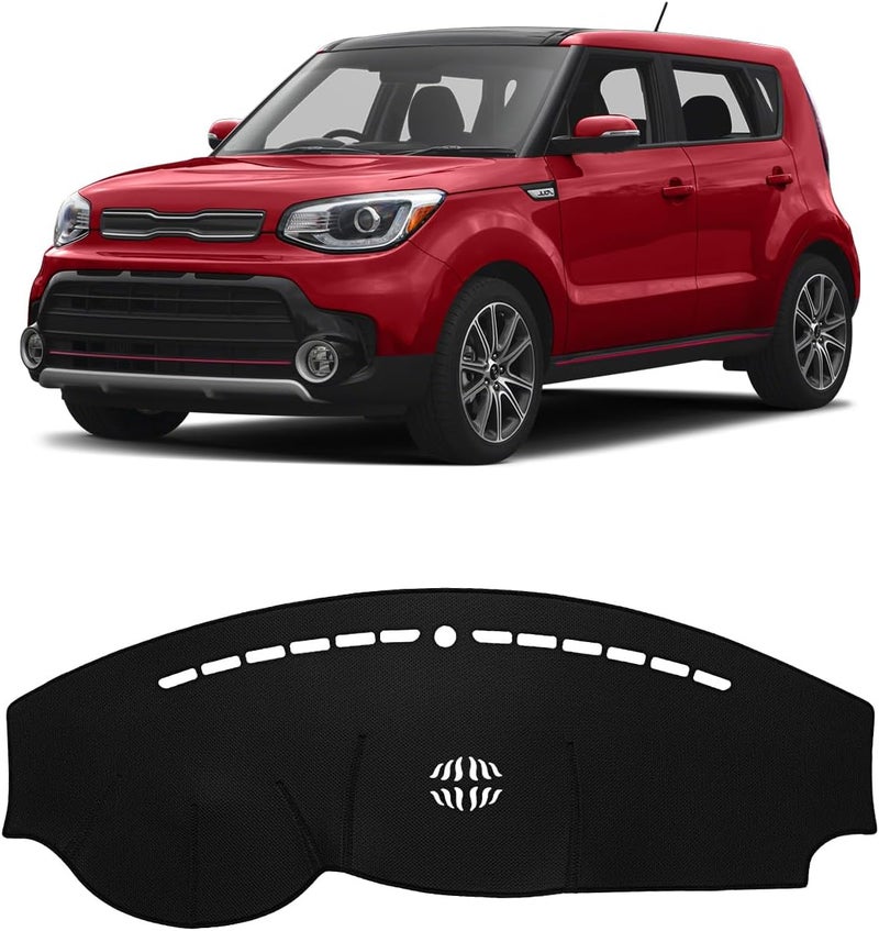 FIILINES Dash Cover for 2014-2019 Kia Soul - Nonslip Mesh Protector - Image 1
