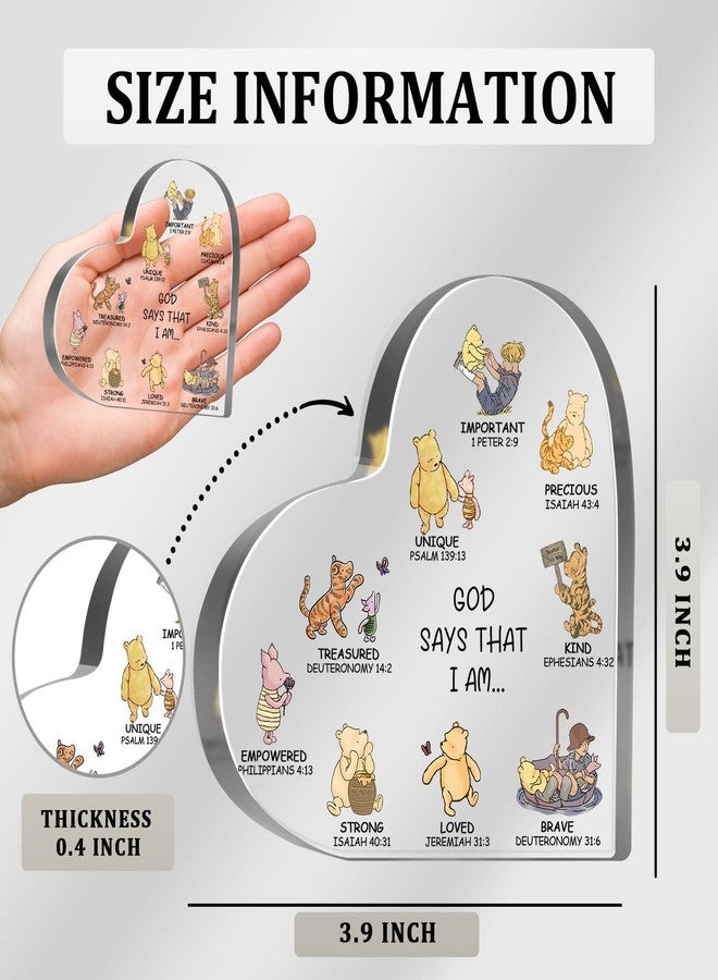 MUNLICAR مونليكار - هدايا ملهمة للنساء - قلب أكريليك تحفيزي - هدايا تحفيزية للأصدقاء وزملاء العمل والمعلمين والمدراء - لوحة ديكور مكتبية 02 - Image 2