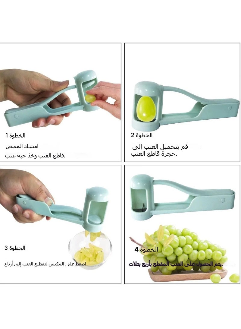 Grape cutter Grape slicer Fruit splitter Fresh fruit splitter Fruit artifact (2 pieces) - Image 3