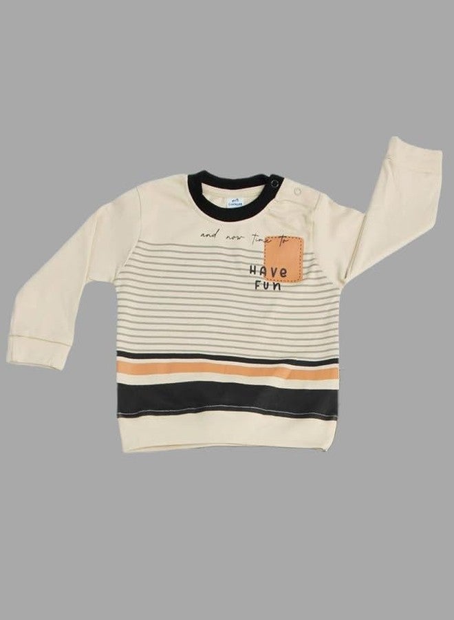 دولار طقم تيشيرت وبنطال للأطفال الرضع من دولار جونيور (KWRN10007_9-12M) متعدد الألوان - Image 2