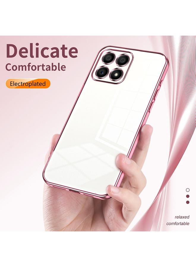 اس-توب جراب لهاتف Honor 30i، جراب هاتف شفاف مطلي بفتحة دقيقة - Image 5