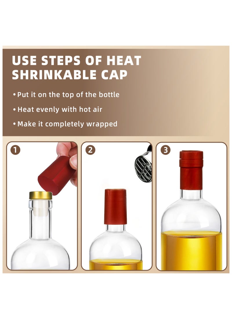 SKYLINK 6Pack 12oz Glass Bottles with Cork Stoppers – Reusable Clear Bottles for Kitchen, Dining, and Storage – Ideal for Juice, Oil, Vinegar, and DIY Crafts  - Image 5