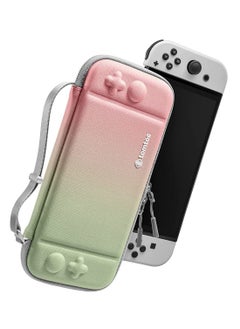 Tomtoc Tomtoc A05 Case Slim for Carrying Accessories Protective Sleeve with 10 Game Cartridges Cherry Blossom  - Image 1
