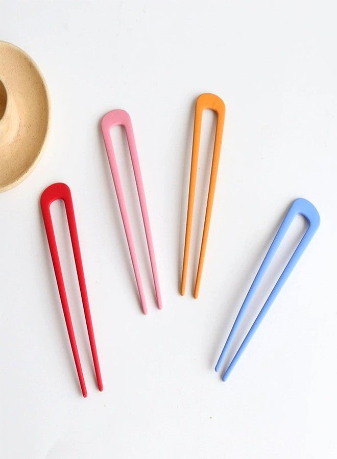 Snmzlc French hair pins for women 8 pcs-Elegant French Twists, Buns and Updos with No Hair Damage,Small Metal U-shaped French Pin Great Hold,Suitable for fine & thick hairUS366 - Image 4