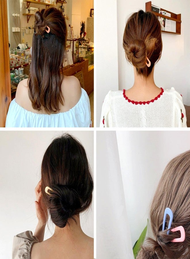 Snmzlc French hair pins for women 8 pcs-Elegant French Twists, Buns and Updos with No Hair Damage,Small Metal U-shaped French Pin Great Hold,Suitable for fine & thick hairUS366 - Image 5
