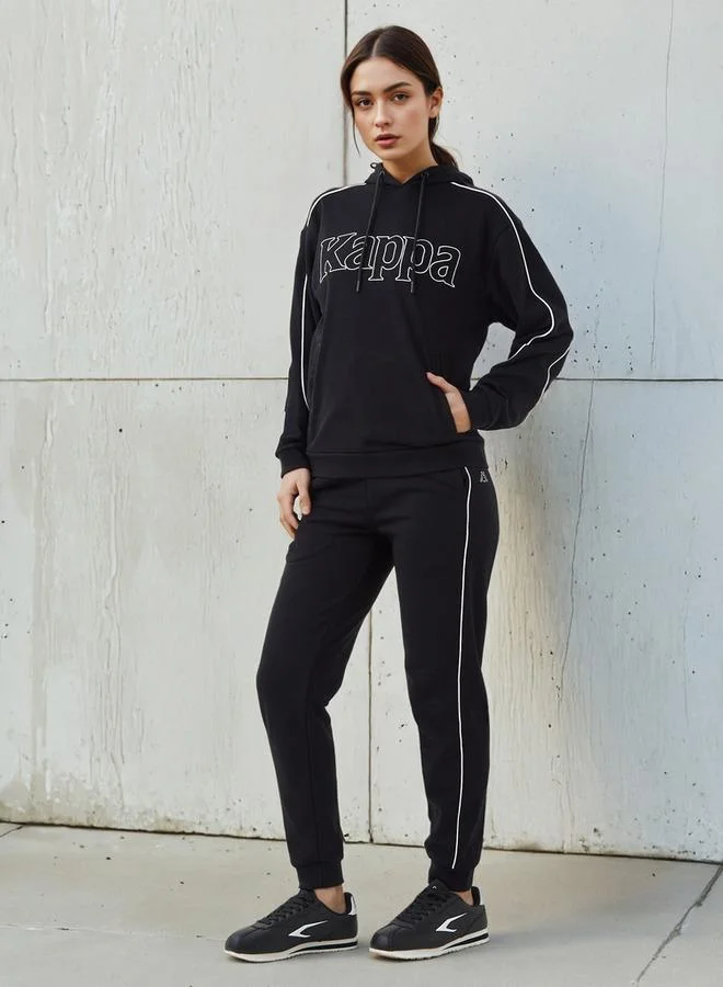 Kappa Kappa Regular Fit Hooded Sweatshirt with Logo Embroidery