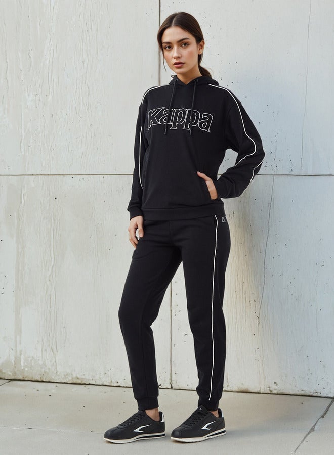 Kappa Regular Fit Hooded Sweatshirt with Logo Embroidery - Image 2