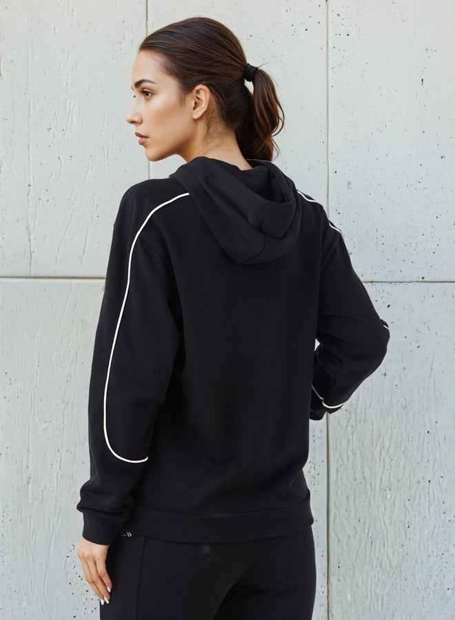 Kappa Regular Fit Hooded Sweatshirt with Logo Embroidery - Image 3