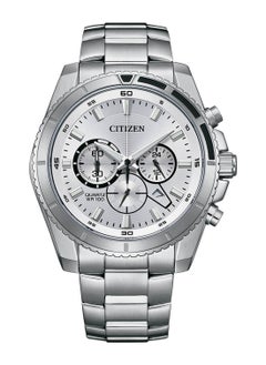 Men's Analog Round Shape Stainless Steel Wrist Watch AN8200-50A - 46.4 Mm