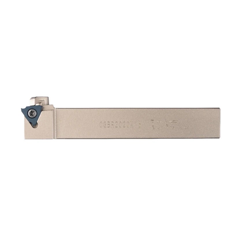 CTGFR1616H16 Grooving Turning Tool Handle No Insert Spring Steel Nickel Coating - Image 3