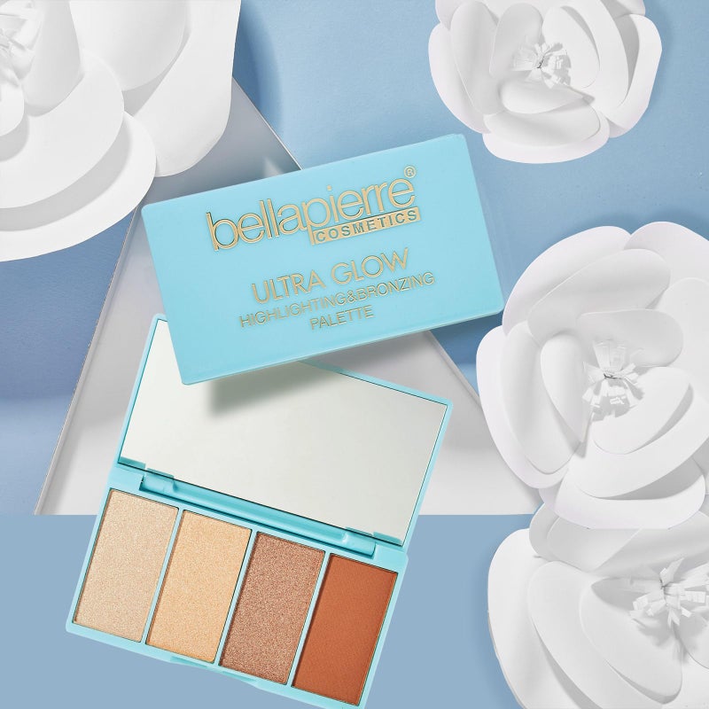 bellapierre Ultra Glow Makeup Palette | 4 Illuminating Shades to Suit Different Skin Tones | Non-Toxic and Paraben Free | Vegan and Cruelty Free | Cruelty Free - Image 3