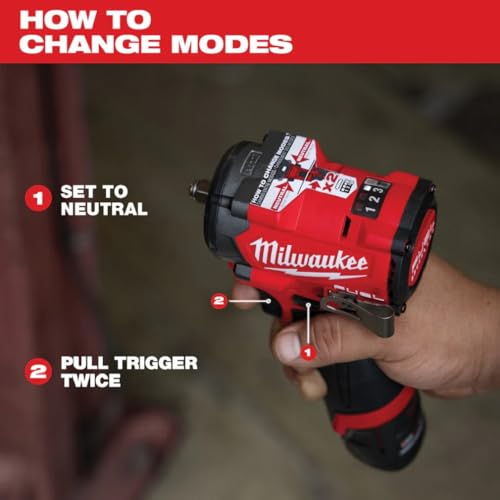 Milwaukee M12 FUEL Stubby 1/2 Inch Impact Wrench (Bare Tool) - Image 3