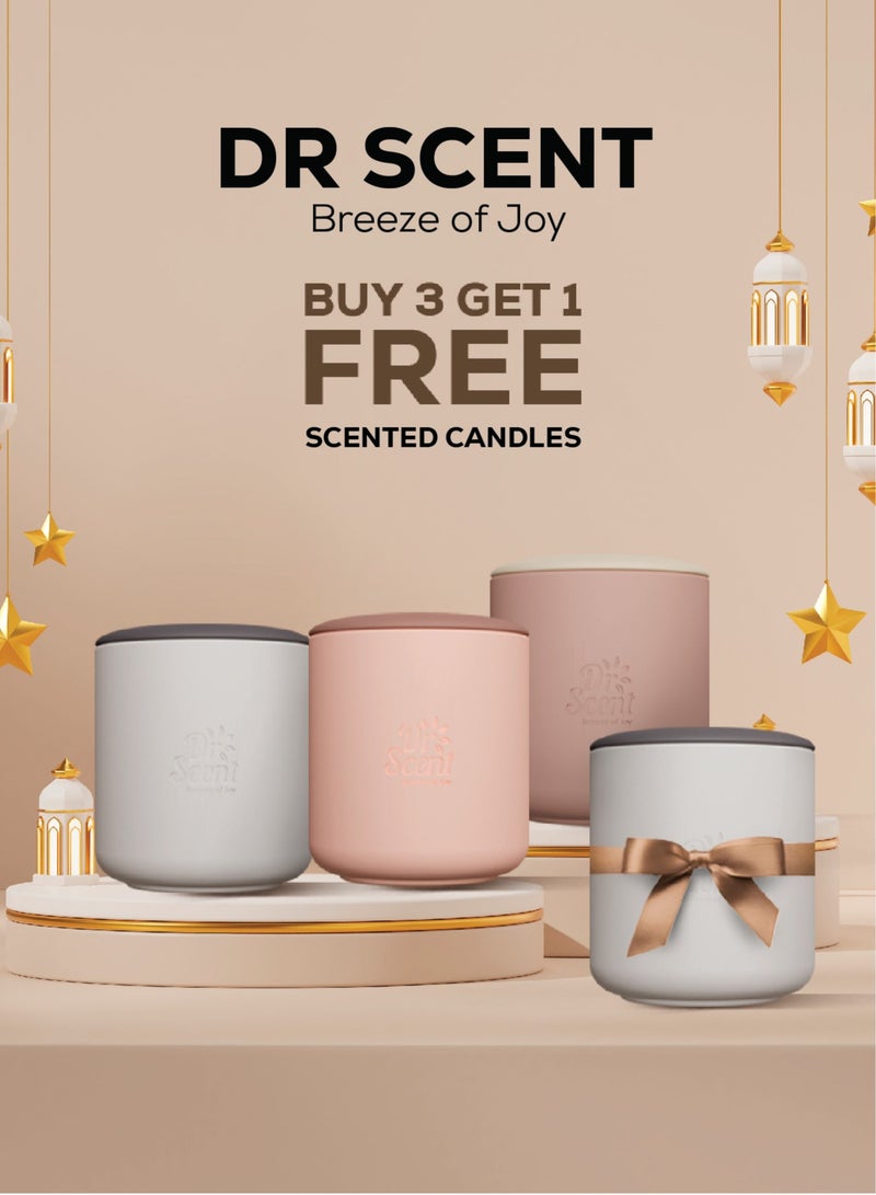 Dr Scent Candle Offer, Buy 3 scented candles get 1 Free | Soy-wax scent candle, unique, decorative, and eco-friendly decoration - Image 2