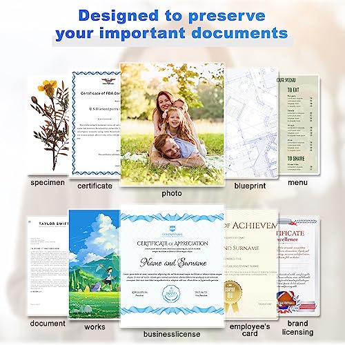 NefLaca 100 Pack Laminating Sheets, 5Mil 9" x 11.5" Laminating Pouches，5Mil Clear Thermal Lamination Sheet Paper for Laminator, Holds 8.5 x 11 Inch Sheets - Image 5