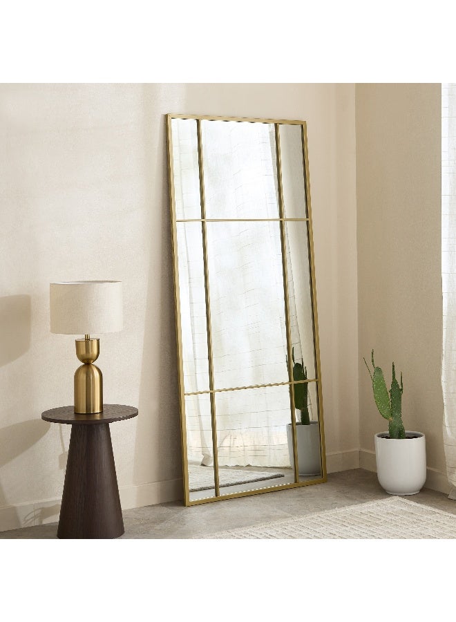 Home Box مرآة كبيرة جداً قائمة - إطار ذهبي - Image 1