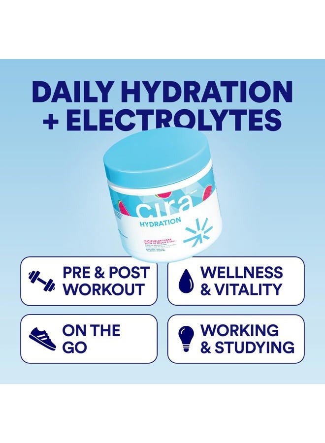 CIRA Glow-Getter Hydration Electrolytes Powder for Women - Electrolyte Drink Mix with Himalayan Salt for Dehydration Relief and Morning Recovery - 45 Servings, Watermelon Sugar - Image 2