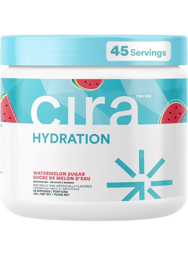 CIRA Glow-Getter Hydration Electrolytes Powder for Women - Electrolyte Drink Mix with Himalayan Salt for Dehydration Relief and Morning Recovery - 45 Servings, Watermelon Sugar - Image 1