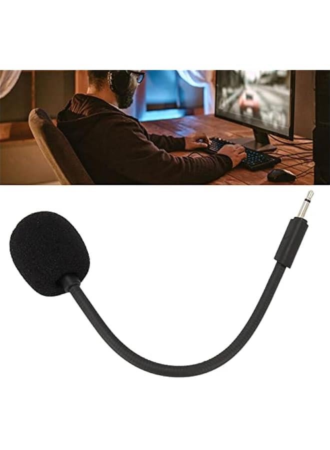 Game Mic Replacement for JBL 100, Noise Cancelling Sponge Adjustable Microphone Arm, 2.5mm Detachable Game Boom Microphone for Gaming Headsets - Image 5