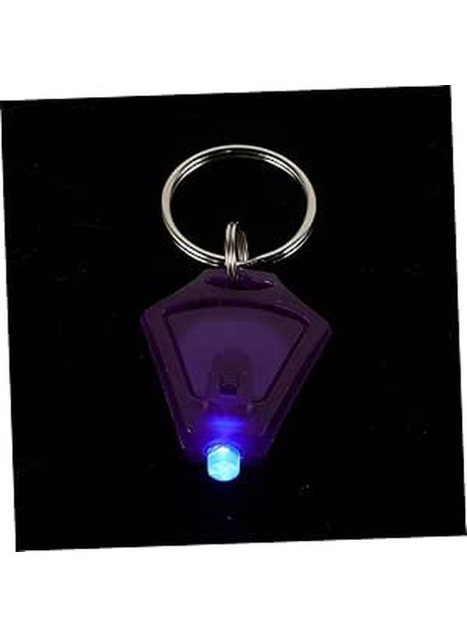 5pcs Mini UV Money Detector Keychain Portable LED Currency Authenticator Lamp - Image 1