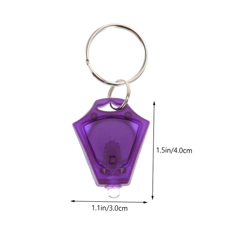 5pcs Mini UV Money Detector Keychain Portable LED Currency Authenticator Lamp - Image 3