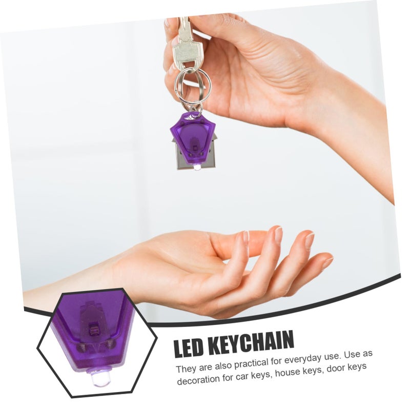 5pcs Mini UV Money Detector Keychain Portable LED Currency Authenticator Lamp - Image 4