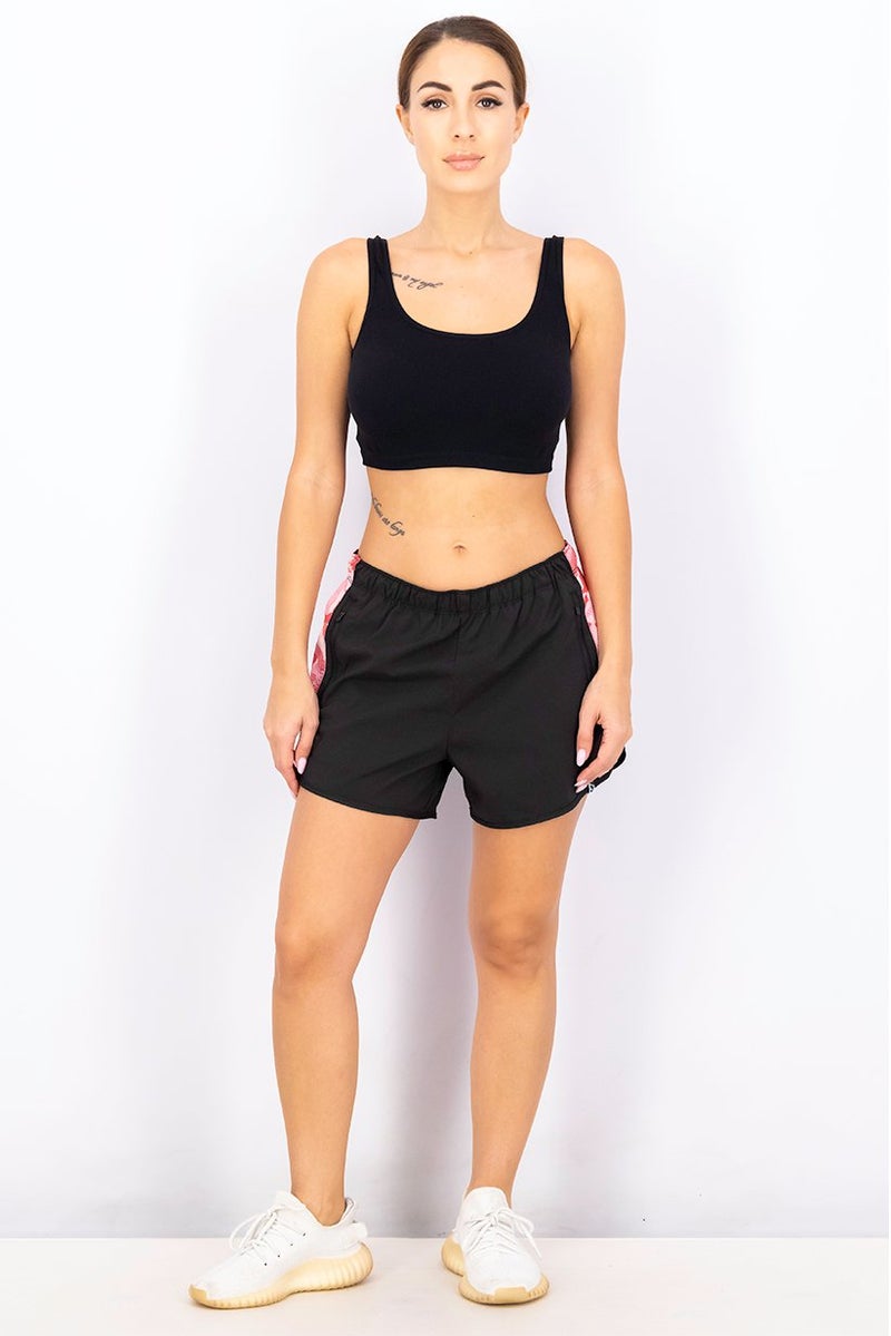 Aape BY *A BATHING APE® Women Sportswear Fit Training Shorts, Black - Image 3