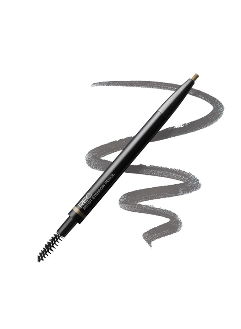 REC Pure Auto Eyebrow Pencil With Brush Head 0.16g  - Image 1