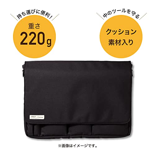 LIHITLAB LIHIT LAB Carrying Pouch (Laptop Sleeve), 9.4 x 13.4 Inches, Black (A7577-24) - Image 2