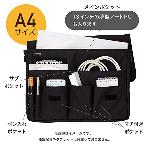 LIHITLAB LIHIT LAB Carrying Pouch (Laptop Sleeve), 9.4 x 13.4 Inches, Black (A7577-24) - Image 5