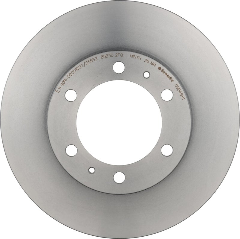 Brembo 09.B461.11 UV Coated vented Front Brake Rotor TOYOTA OE# 4351204050 - Image 3