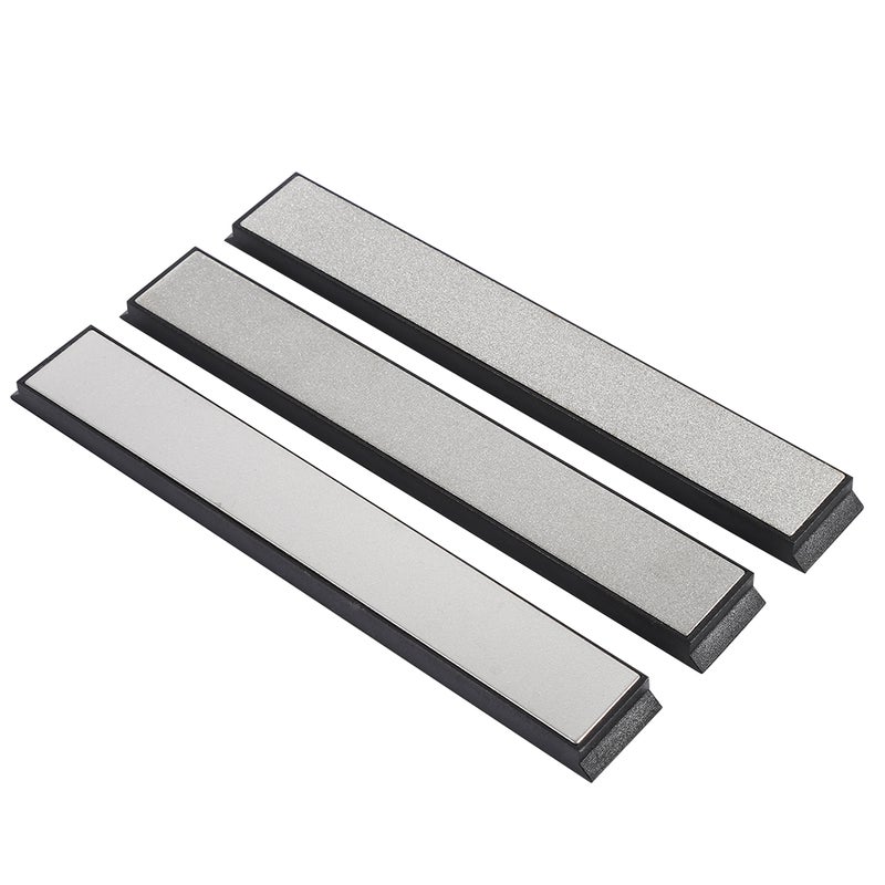 Diamond Sharpening Stone: 3 Grit Sturdy Portable Whetstone - Stable Performance Knife Sharpener for Home Kitchen Tool Sharpening - Image 1