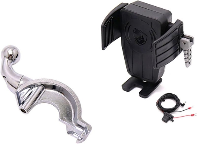 QASULER GPS Phone Holder with Wireless Charging for Gold Wing - Image 1