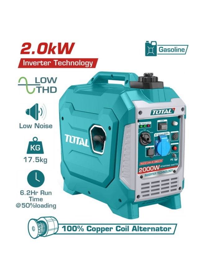 TOTAL TP523006 2KW Silent Inverter Generator - Image 1