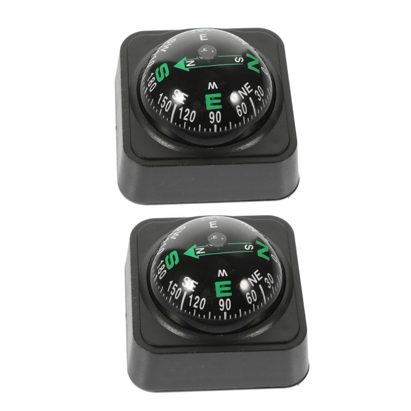 Adjustable Car Compass Ball 2 Pack with Adhesive Mount for Automotive Navigation - Image 2
