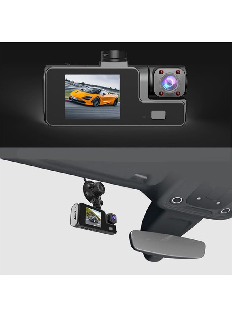 Dash Cam Car Camera, Suction Cup Type Dash Cam Front and Inside, 1080P FHD Dash Camera, with 140 Degrees Wide, 24 Hours Parking Monitor Loop Recording, Motion Detection, Easy to Install - Image 3