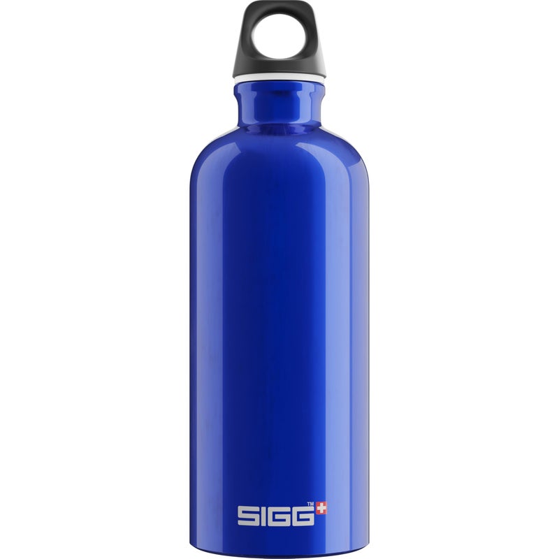 SIGG - Aluminum Water Bottle - Traveller Blue - Climate Neutral Certified - Suitable For Carbonated Beverages - Leakproof & Lightweight - BPA Free - 20 oz - Image 1