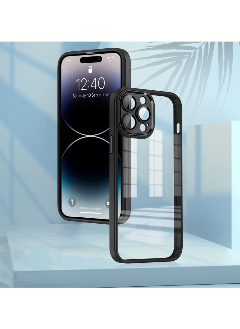Generic - Bumper Protective Case for Iphone 13 Pro Max 6.7 Silicone TPU Bumper Ultra Durable Ultra-Safe Camera Optimum Solution Black - Image 1