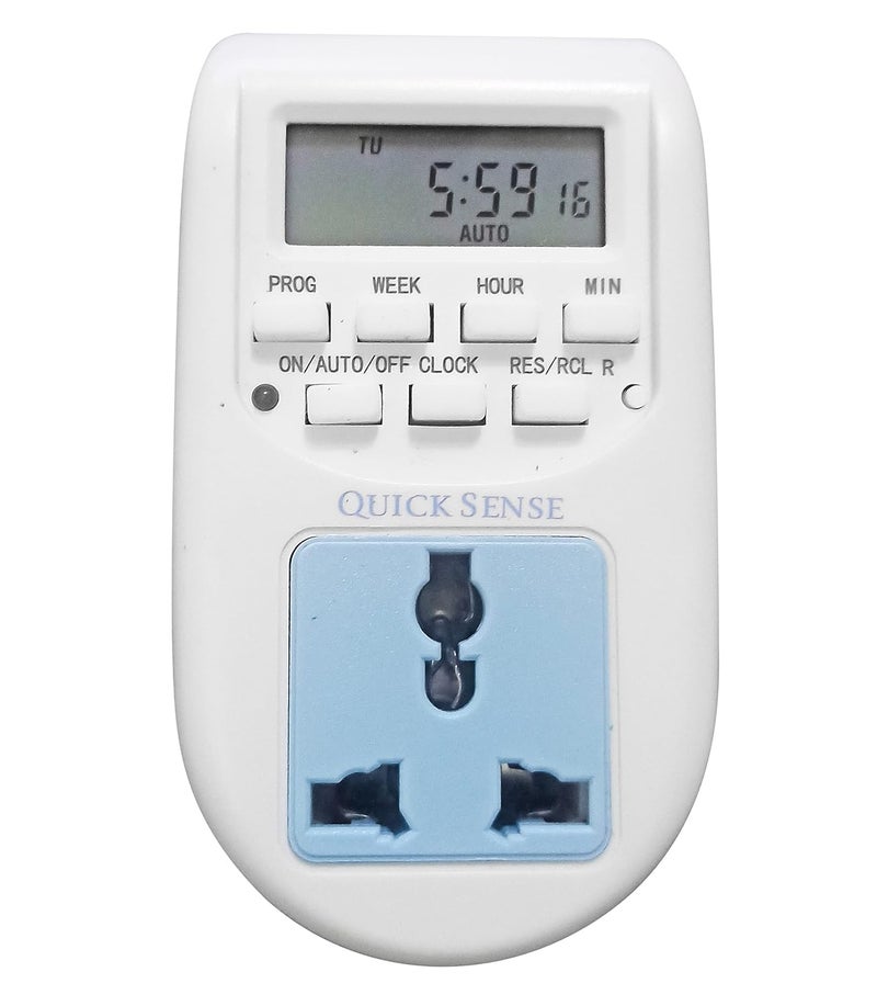 Quick Sense Digital Programmable Electronic Timer for Mobile and Laptop Charging, Lighting Control - Image 1