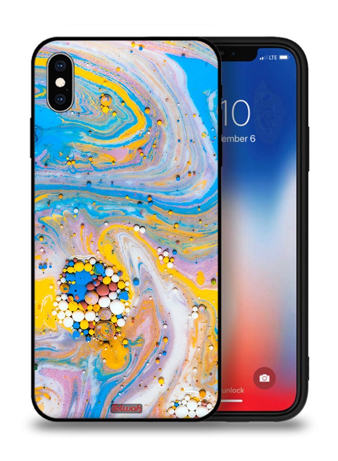 Tolwak Apple iPhone XS Protective Case Gems Colorful Abstraction - Image 1