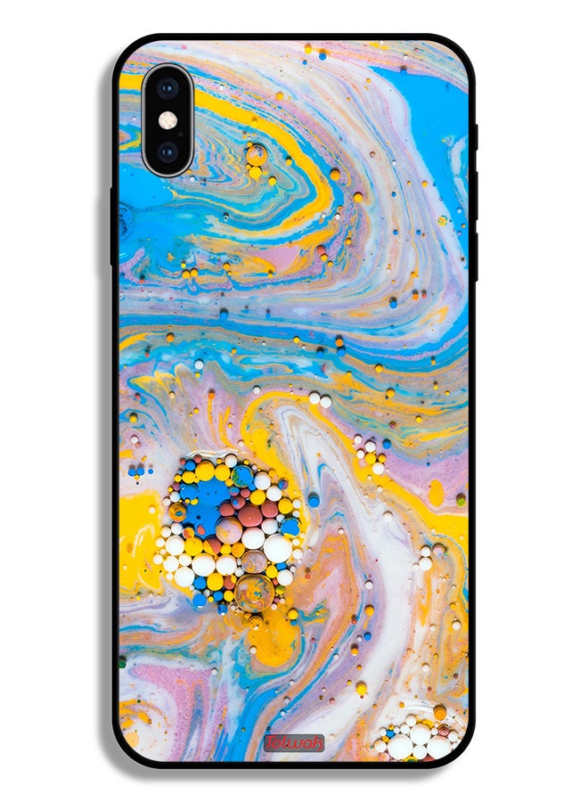 Tolwak Apple iPhone XS Protective Case Gems Colorful Abstraction - Image 2