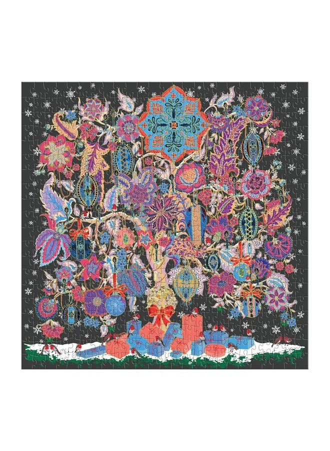 Galison Liberty Christmas Tree of Life 500 Piece Foil Puzzle - Image 2