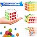 GOLDGE 24 Mini Cube Puzzles 118in 3x3 Magic Cube Set Bulk Party Favors for Kids Students School Rewards Classroom Prizes Goody Bag Filler Stocking Stuffers Birthday Easter - Image 4