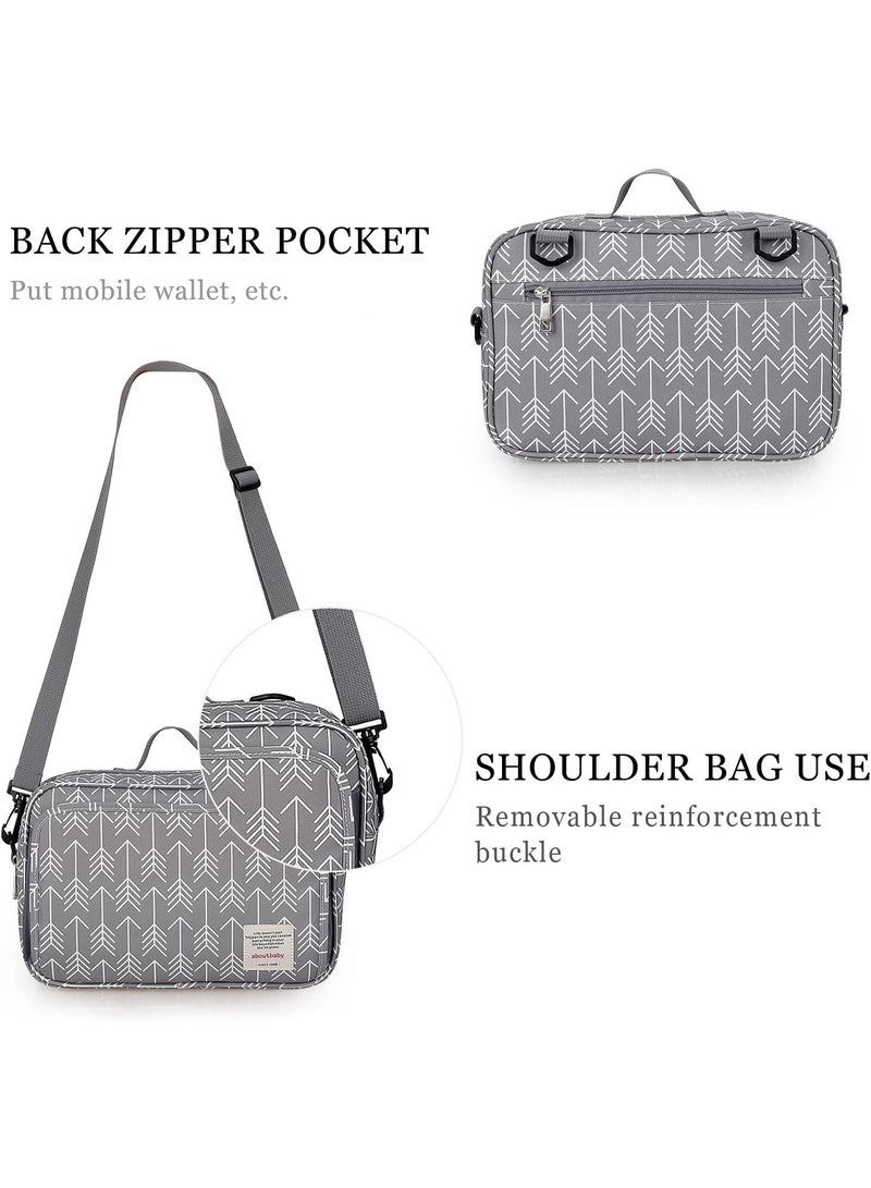 Travel Diaper Bag - Multipurpose Baby Stroller Organizer & Waterproof Diaper Tote Bag for Boys & Girls, Large Capacity with Multiple Pockets - Image 4