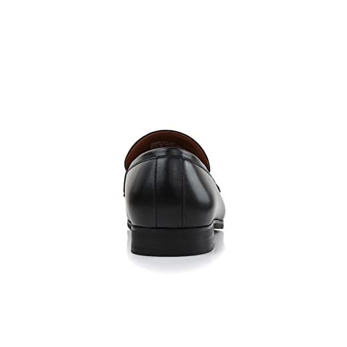 Ferro Aldo Dylan Men's Classic Penny Loafer | Slip-on Dress Shoe in Vegan Leather for Business, Formal & Casual | MFA19671B | in Black, Size 10.5 - Image 4